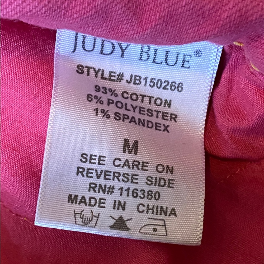 Judy Blue Aurora Pink High Waist Shorts - Picture 8 of 10